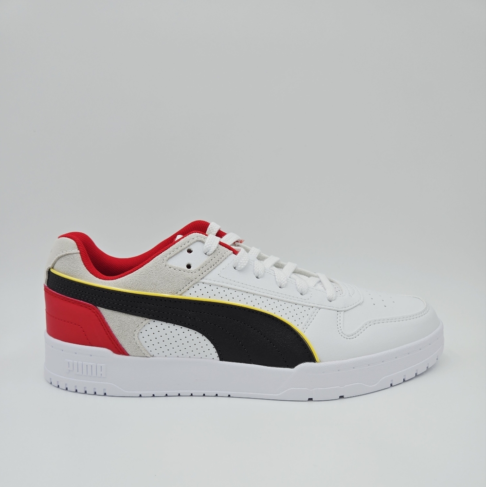 Puma FERRARI RBD White-Rosso Corsa Mens Sneakers 308743 02  #E8